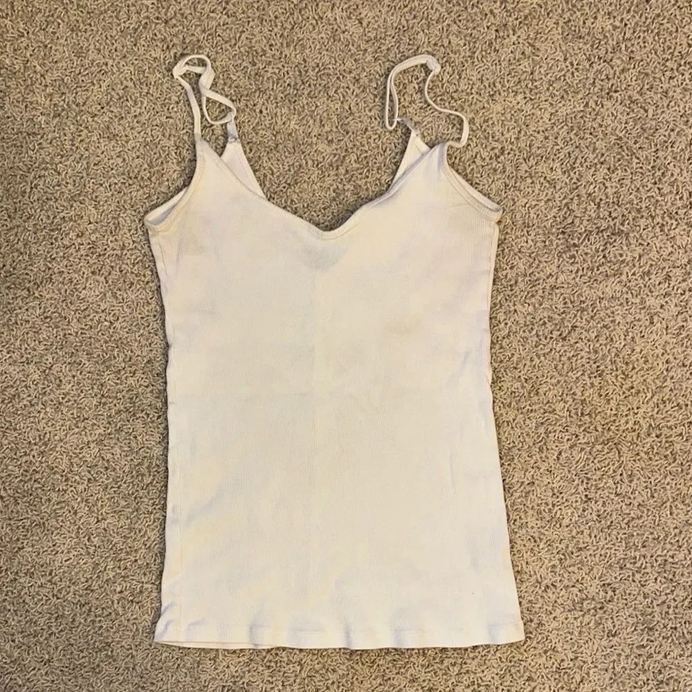 Victoria's Secret Cream Fitted Camisole Top